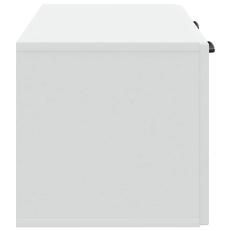 Wall-Mounted TV Cabinet White 59.5 x 31 x 30 cm Engineered Wood