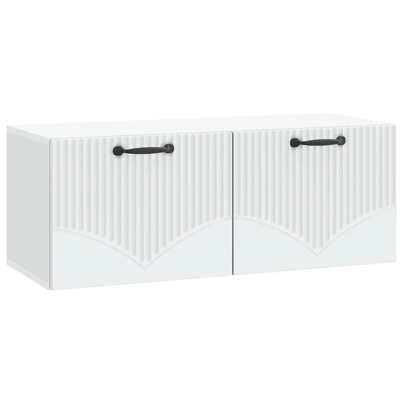 Wall-Mounted TV Cabinet White 78.5 x 31 x 30 cm Engineered Wood