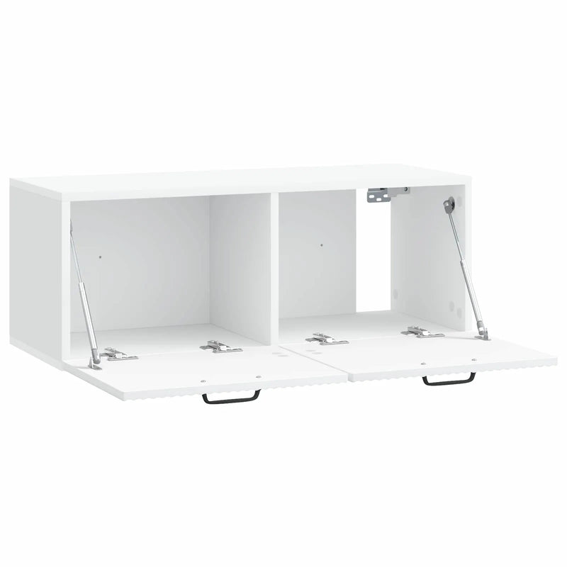 Wall-Mounted TV Cabinet White 78.5 x 31 x 30 cm Engineered Wood