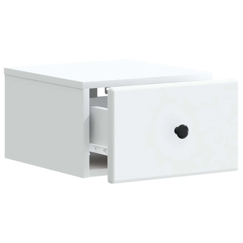Wall-Mounted Bedside Cabinet White 34.5 x 33 x 20 cm