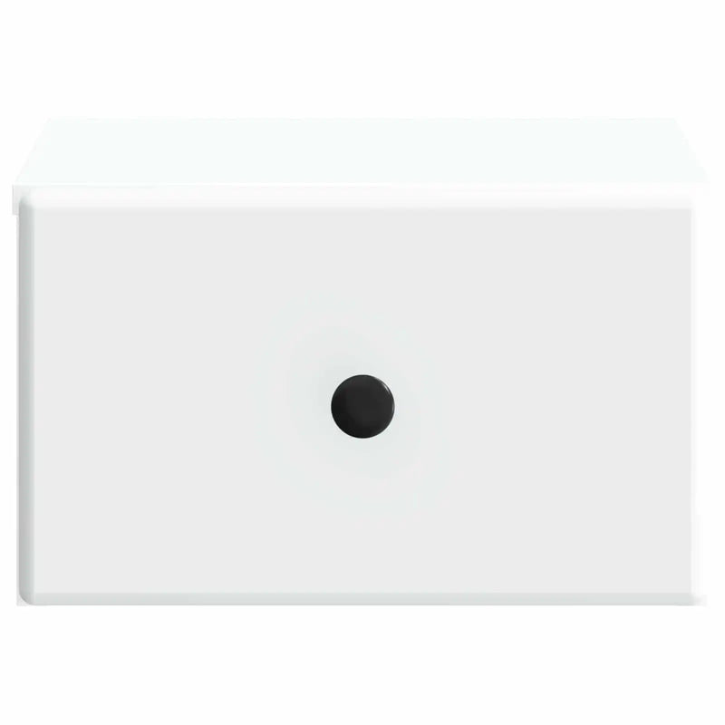 Wall-Mounted Bedside Cabinet White 34.5 x 33 x 20 cm
