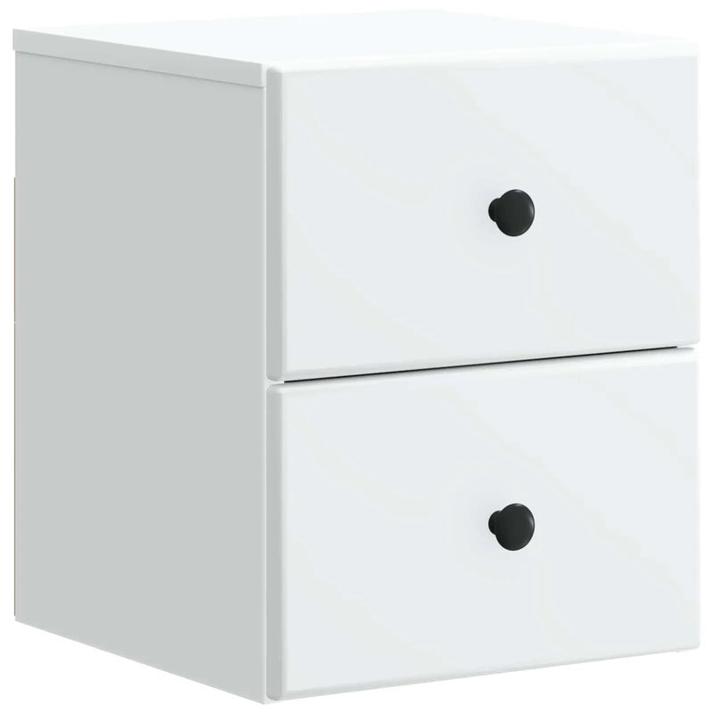 Wall-Mounted Bedside Cabinet White 34.5 x 33 x 40 cm