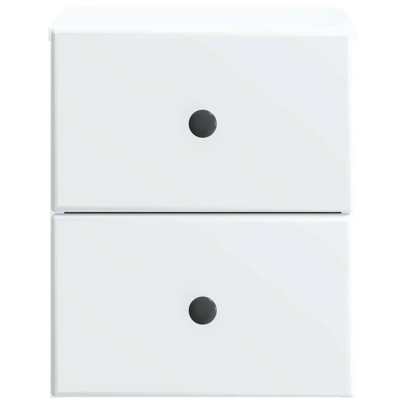 Wall-Mounted Bedside Cabinet White 34.5 x 33 x 40 cm