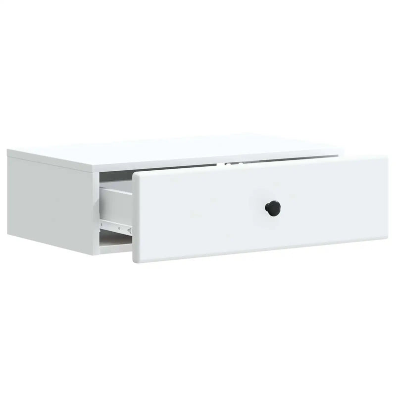 Wall-Mounted Side Table White 59 x 34.5 x 17 cm Engineered Wood