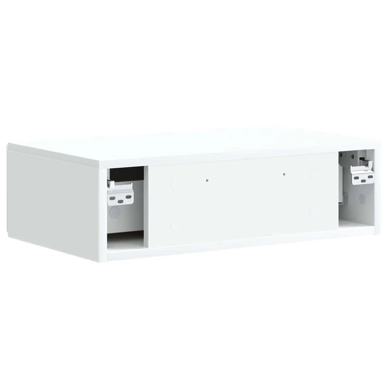 Wall-Mounted Side Table White 59 x 34.5 x 17 cm Engineered Wood