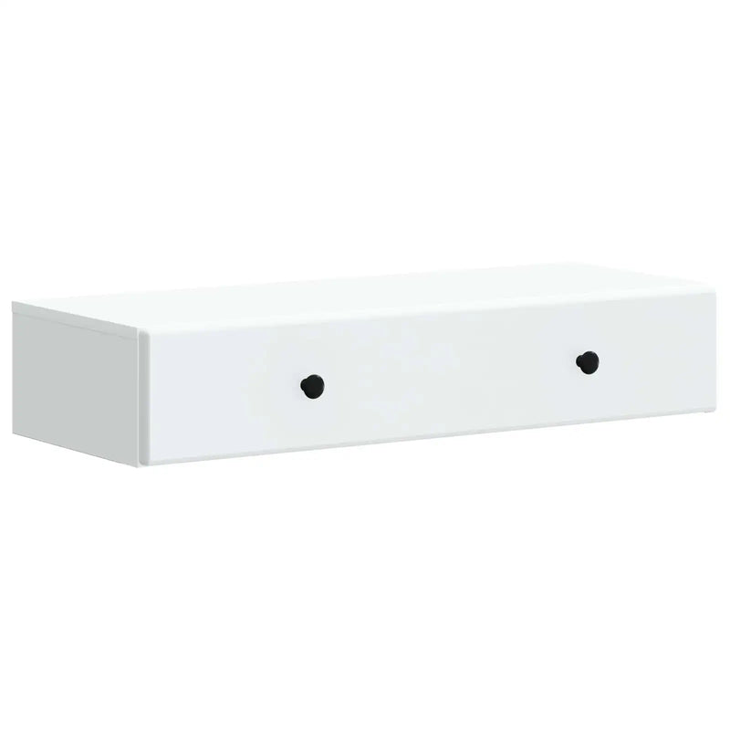 Wall-Mounted Side Table Wall-mounted White 87.5 x 34.5 x 17 cm