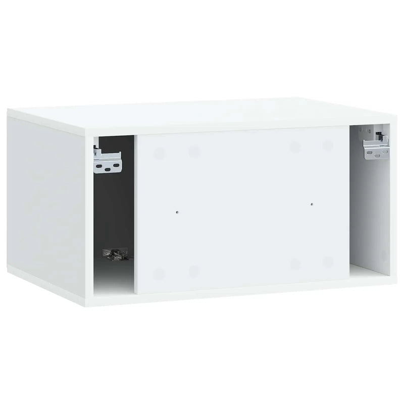 Wall-Mounted TV Cabinet White 59.5 x 41 x 30 cm Engineered Wood