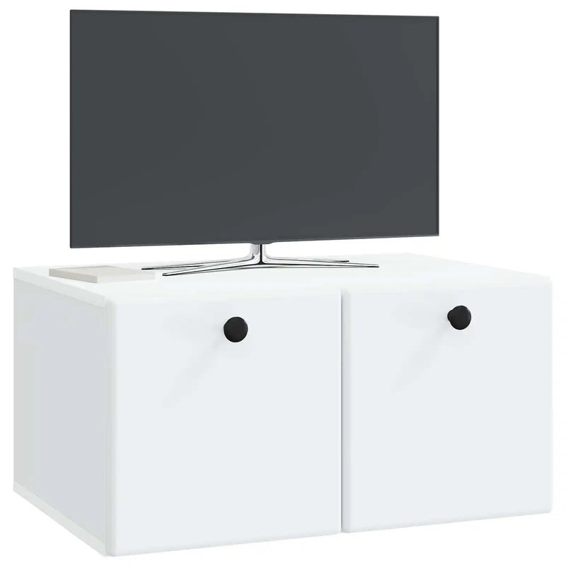 Wall-Mounted TV Cabinet White 59.5 x 41 x 30 cm Engineered Wood