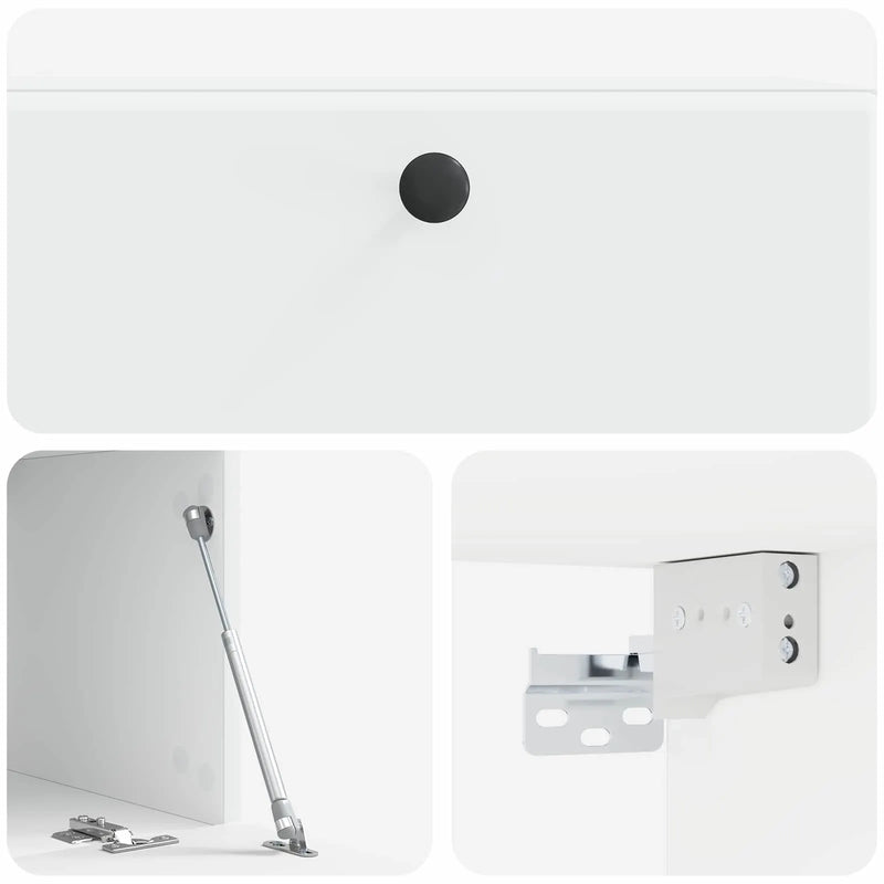 Wall-Mounted TV Cabinet White 78.5 x 41 x 30 cm Engineered Wood