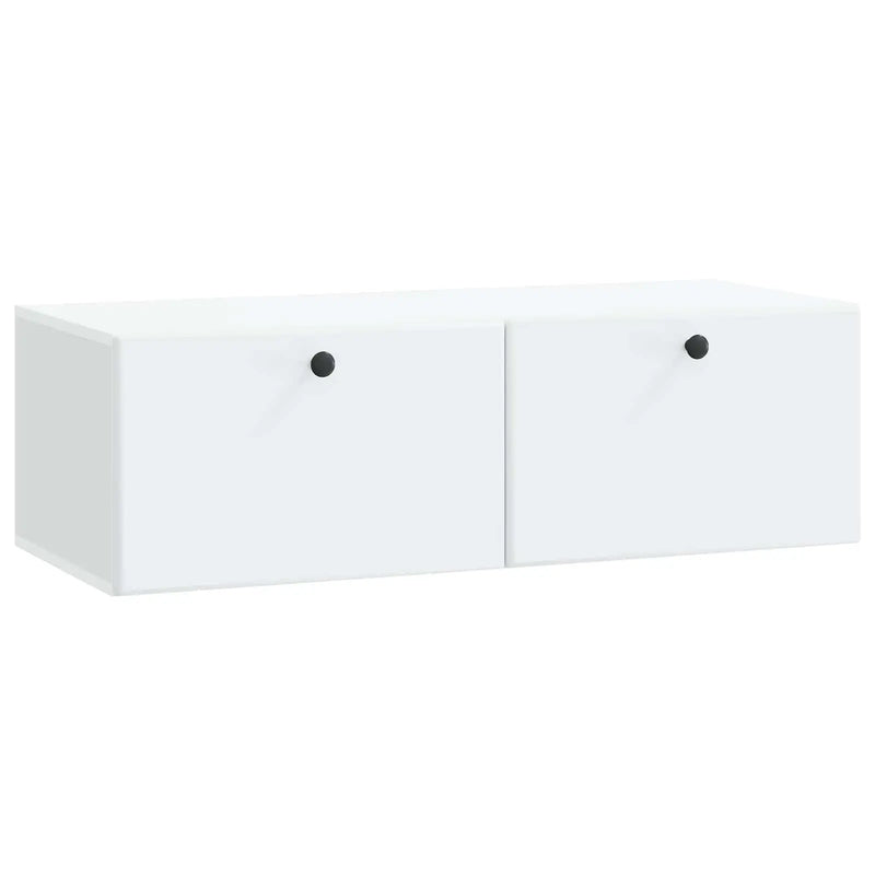 Wall-Mounted TV Cabinet White 98 x 41 x 30 cm Engineered Wood