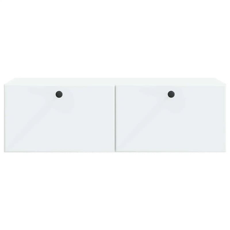 Wall-Mounted TV Cabinet White 98 x 41 x 30 cm Engineered Wood