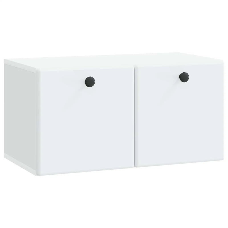 Wall-Mounted TV Cabinet White 59.5 x 31 x 30 cm Engineered Wood