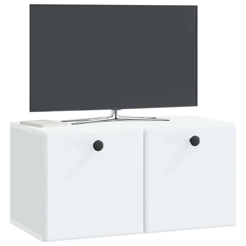 Wall-Mounted TV Cabinet White 59.5 x 31 x 30 cm Engineered Wood