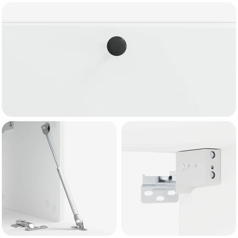 Wall-Mounted TV Cabinet White 78.5 x 31 x 30 cm Engineered Wood