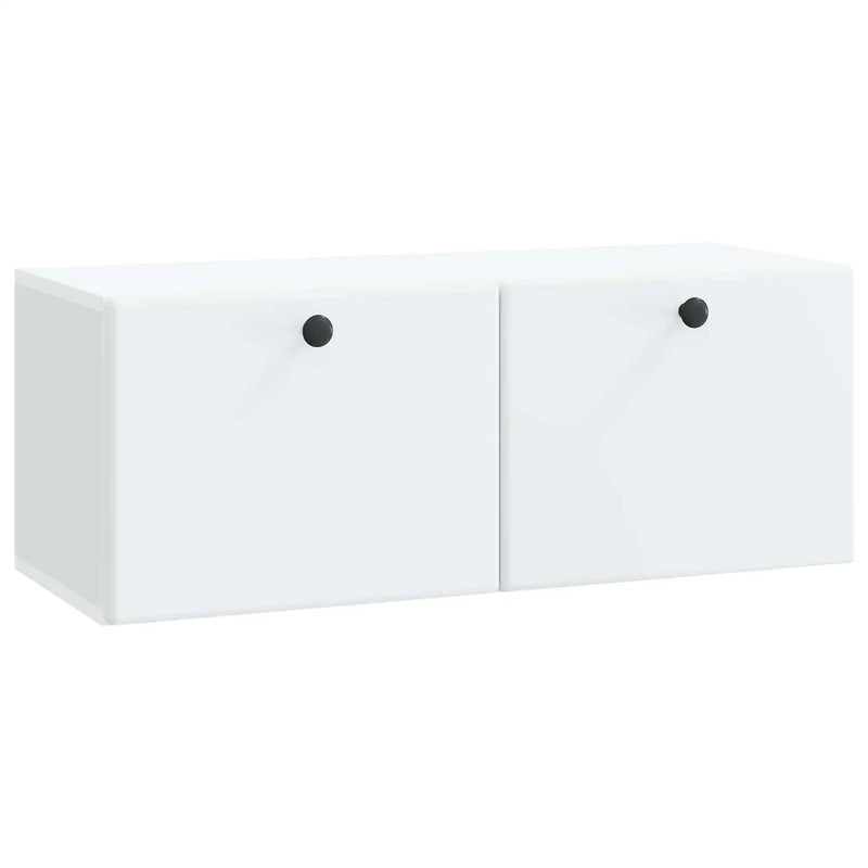 Wall-Mounted TV Cabinet White 78.5 x 31 x 30 cm Engineered Wood