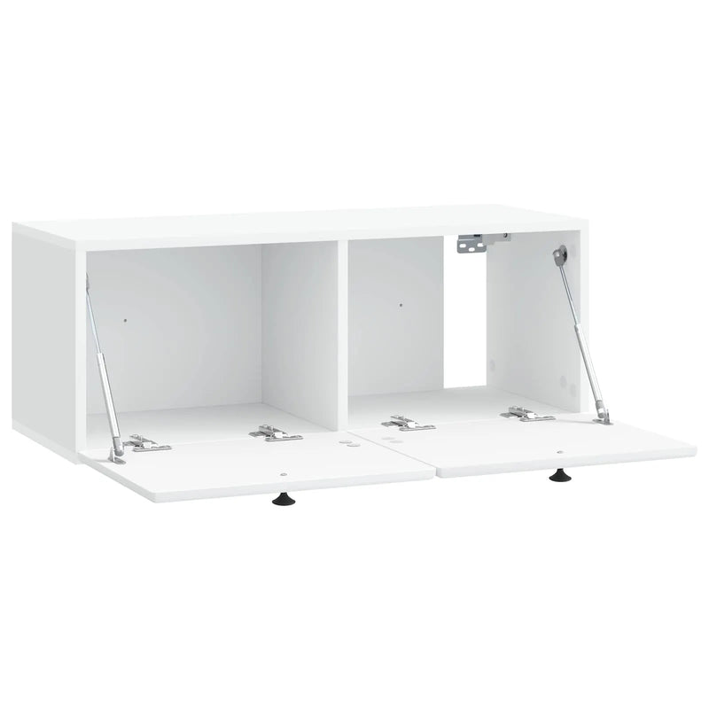 Wall-Mounted TV Cabinet White 78.5 x 31 x 30 cm Engineered Wood
