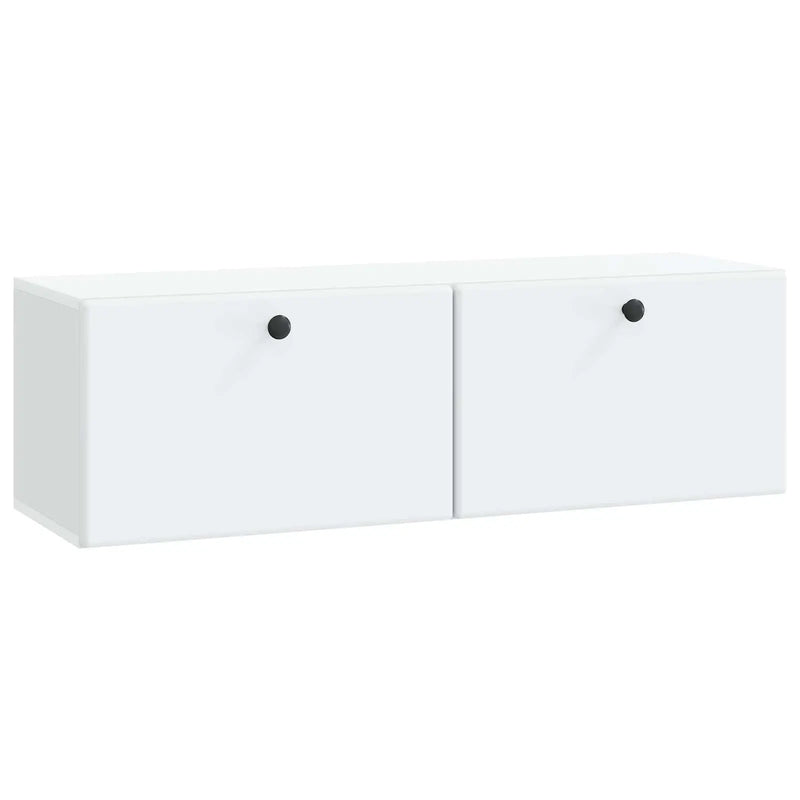 Wall-Mounted TV Cabinet White 98 x 31 x 30 cm Engineered Wood