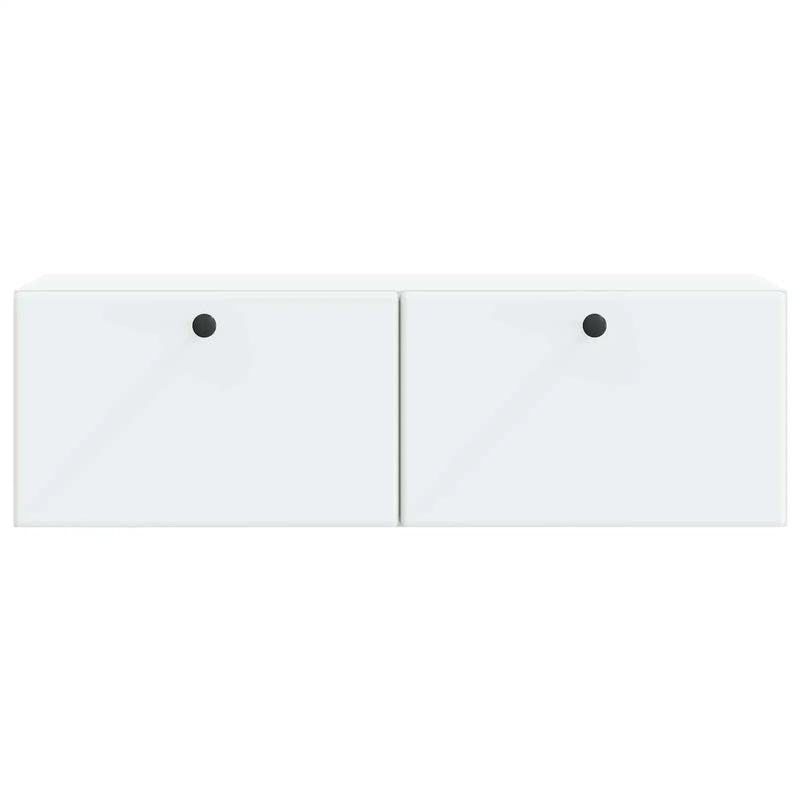 Wall-Mounted TV Cabinet White 98 x 31 x 30 cm Engineered Wood