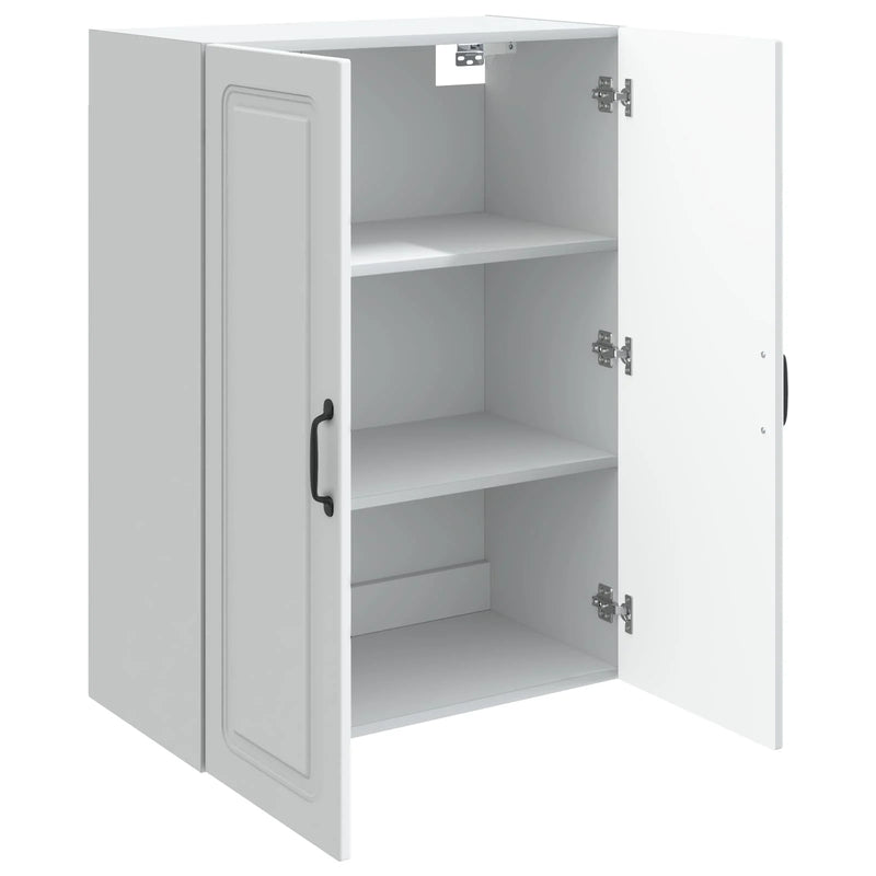 Wall-Mounted Cabinet White 66 x 34.5 x 90 cm Engineered Wood