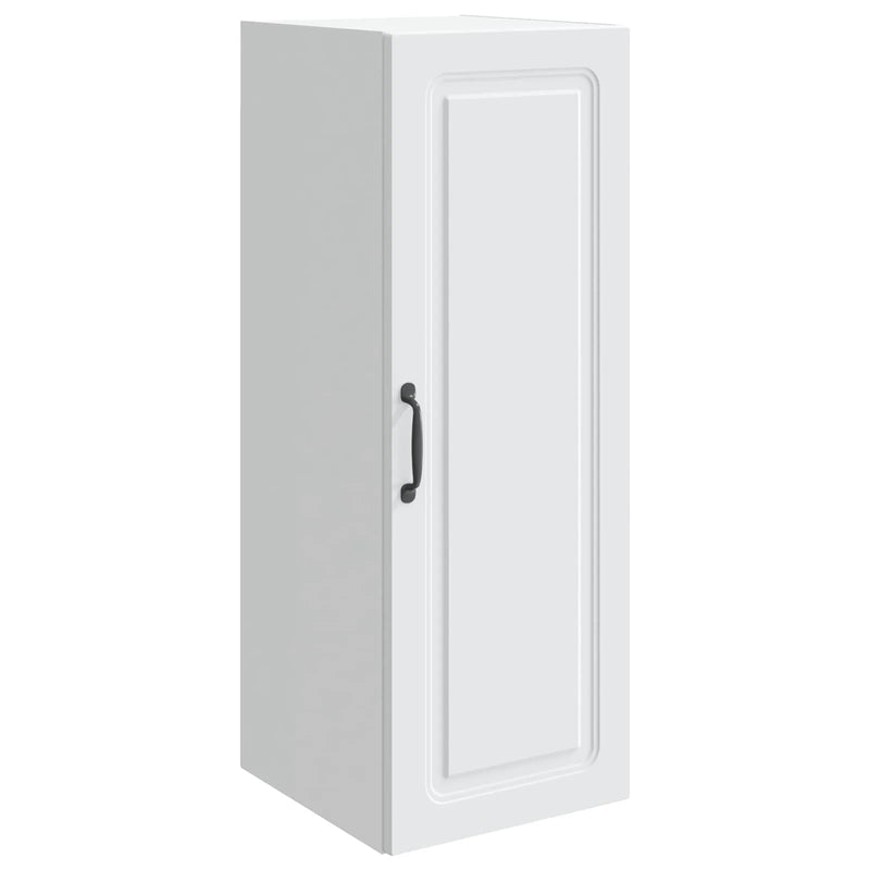 Wall-Mounted Cabinet White 33 x 34.5 x 90 cm Engineered Wood