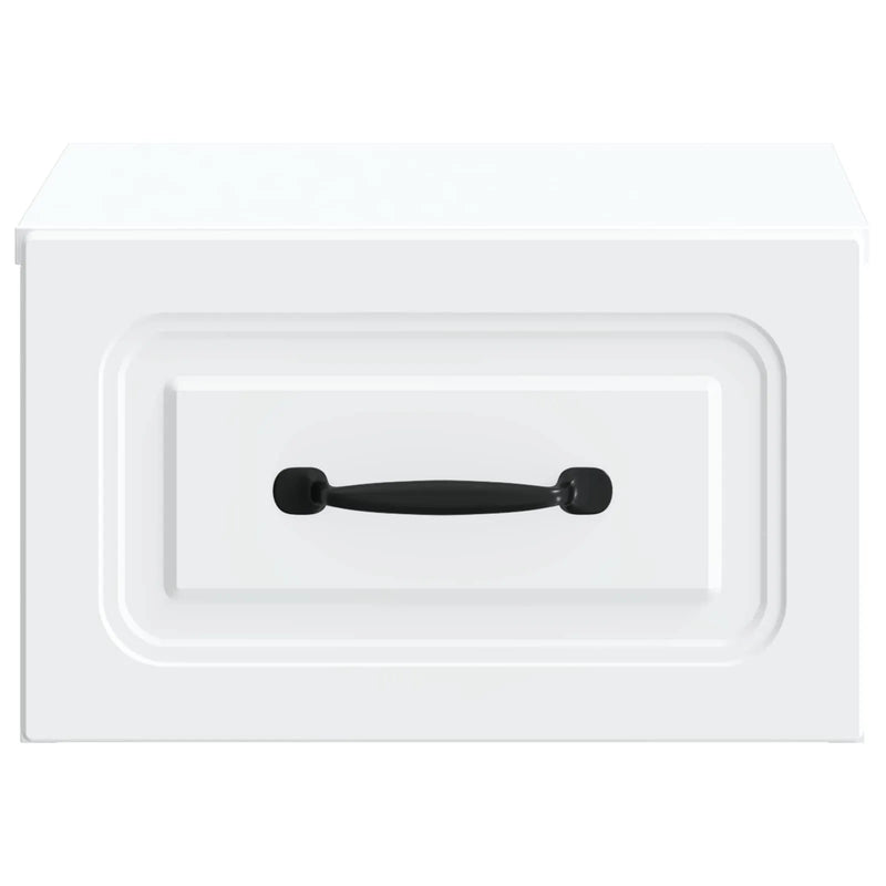 Wall-Mounted Bedside Cabinet White 34.5 x 33 x 20 cm