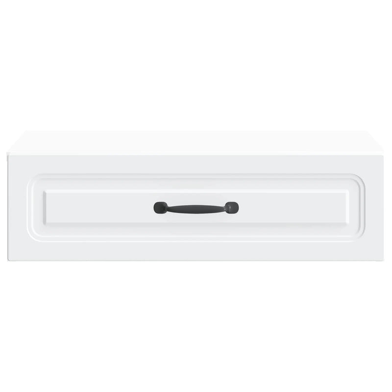 Wall-Mounted Side Table White 59 x 34.5 x 17 cm Engineered Wood