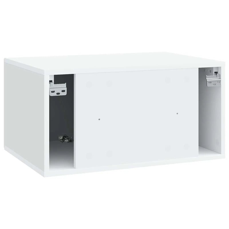 Wall-Mounted TV Cabinet White 59.5 x 41 x 30 cm Engineered Wood