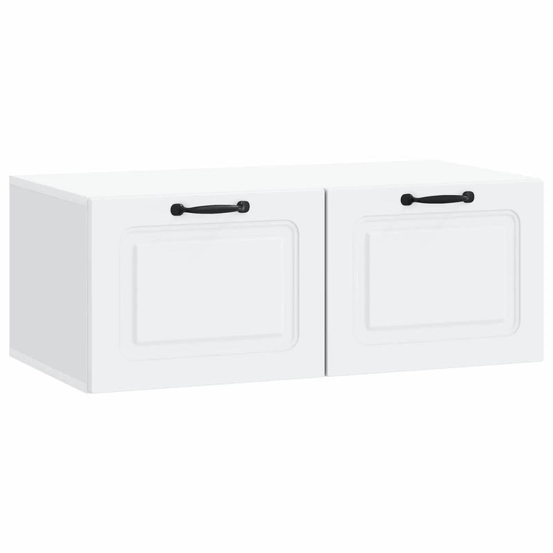 Wall-Mounted TV Cabinet White 78.5 x 41 x 30 cm Engineered Wood