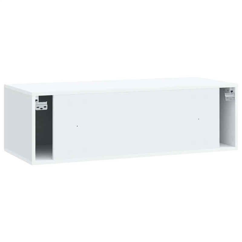 Wall-Mounted TV Cabinet White 98 x 41 x 30 cm Engineered Wood
