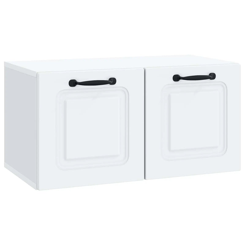 Wall-Mounted TV Cabinet White 59.5 x 31 x 30 cm Engineered Wood
