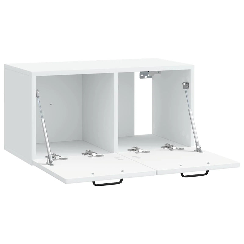 Wall-Mounted TV Cabinet White 59.5 x 31 x 30 cm Engineered Wood