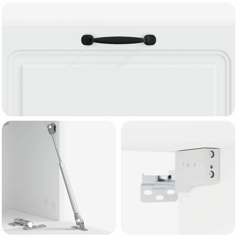 Wall-Mounted TV Cabinet White 78.5 x 31 x 30 cm Engineered Wood