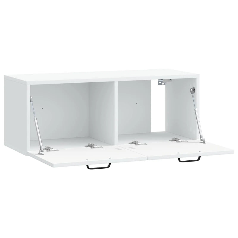 Wall-Mounted TV Cabinet White 78.5 x 31 x 30 cm Engineered Wood