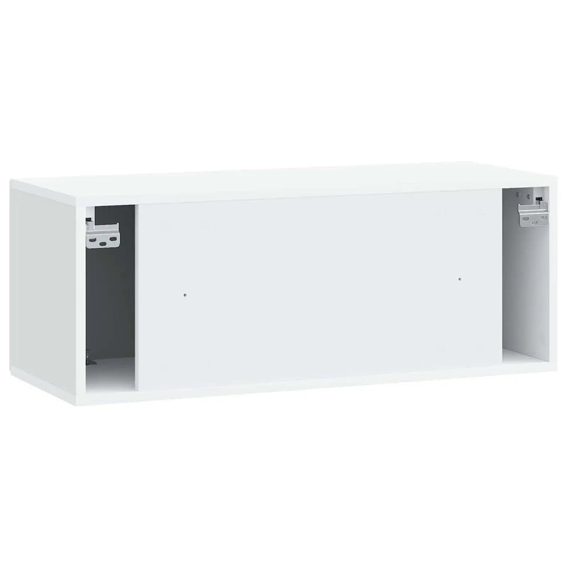 Wall-Mounted TV Cabinet White 78.5 x 31 x 30 cm Engineered Wood