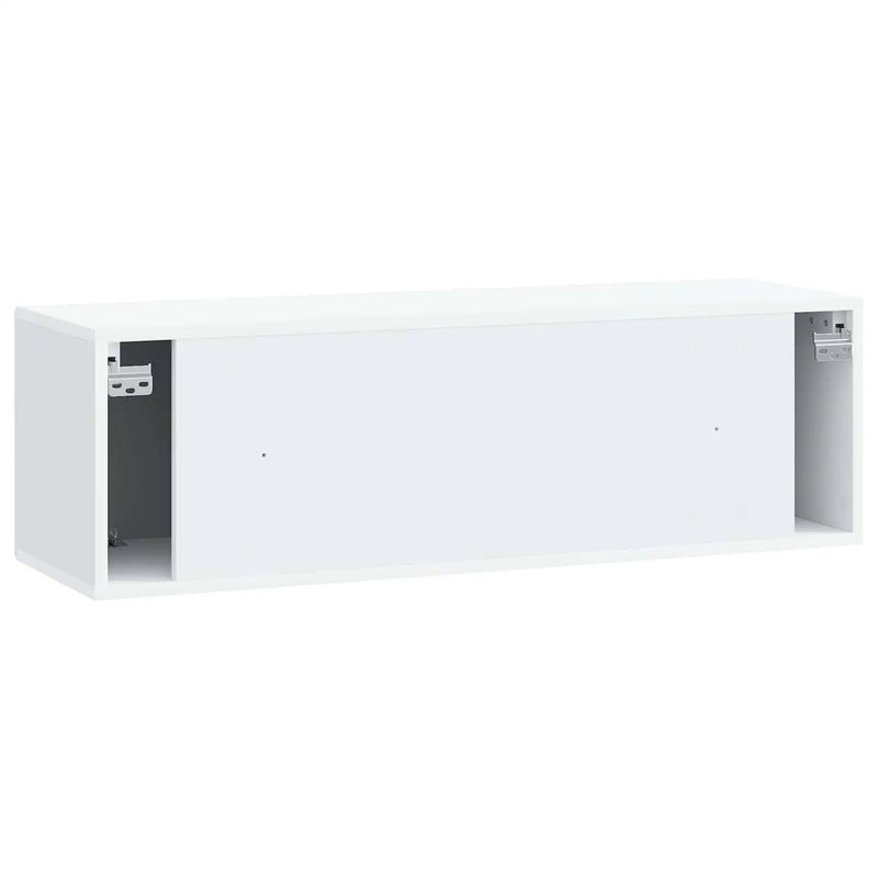 Wall-Mounted TV Cabinet White 98 x 31 x 30 cm Engineered Wood