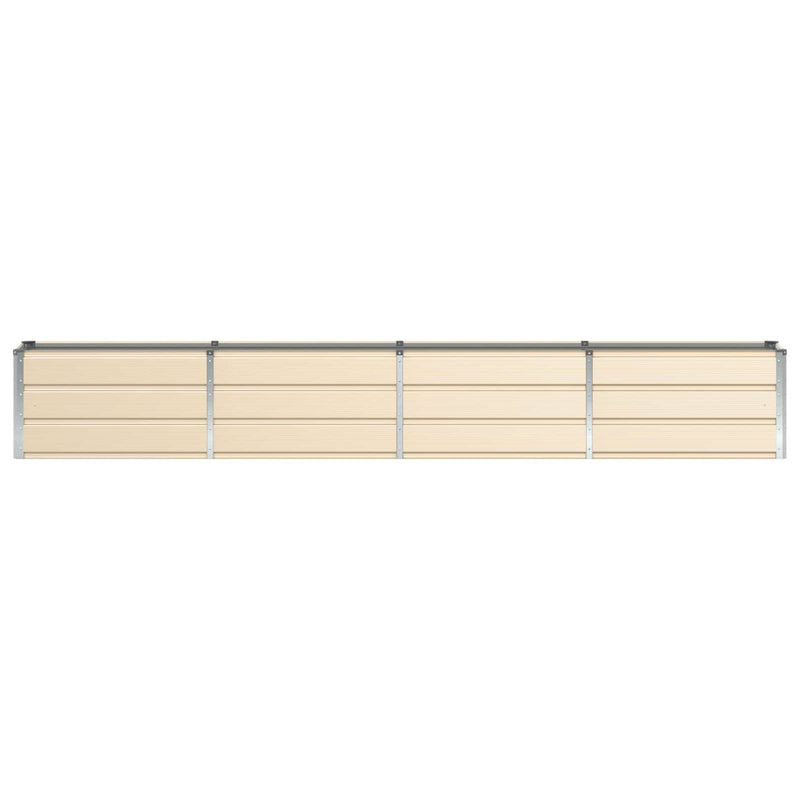 Planter Ivory 320 x 40 x 45 cm Steel