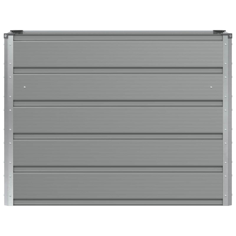 Planter Light Grey 100 x 40 x 75 cm Steel