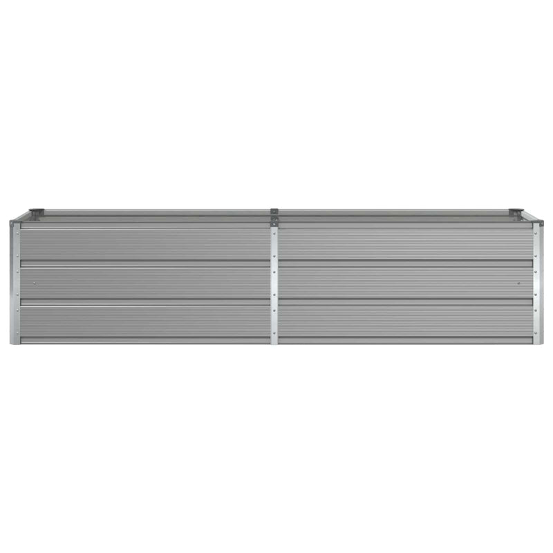 Planter Light Grey 480 x 50 x 45 cm Galvanised Steel
