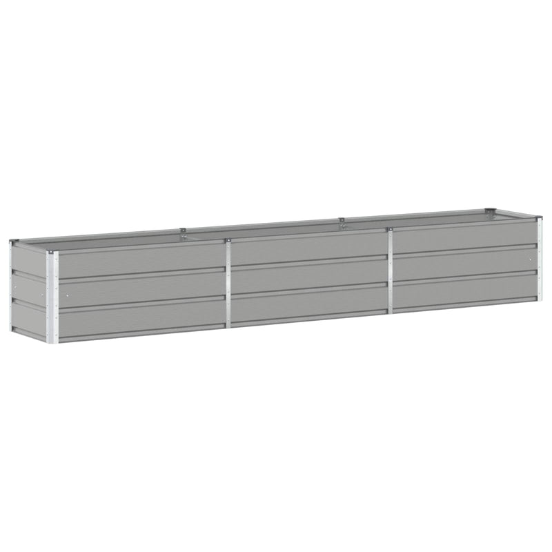 Planter Light Grey 480 x 50 x 45 cm Galvanised Steel