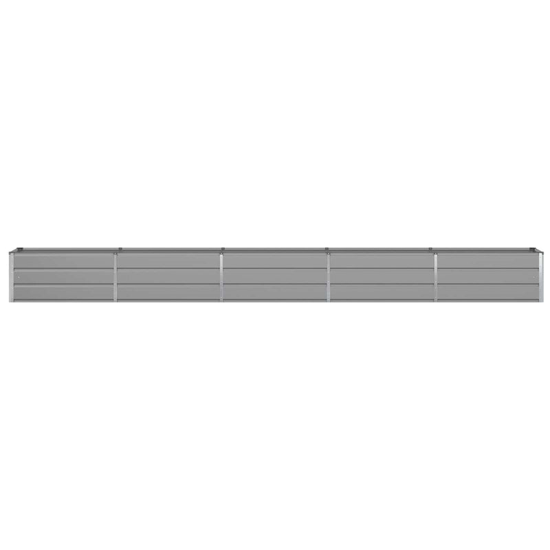 Planter Light Grey 480 x 50 x 45 cm Galvanised Steel