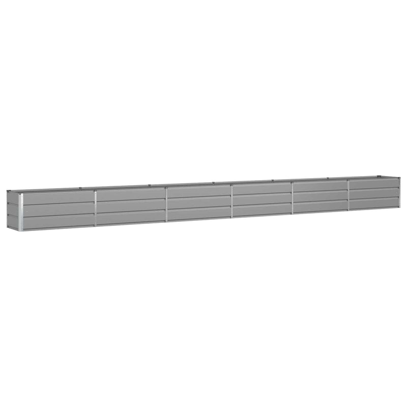 Planter Light Grey 480 x 50 x 45 cm Galvanised Steel