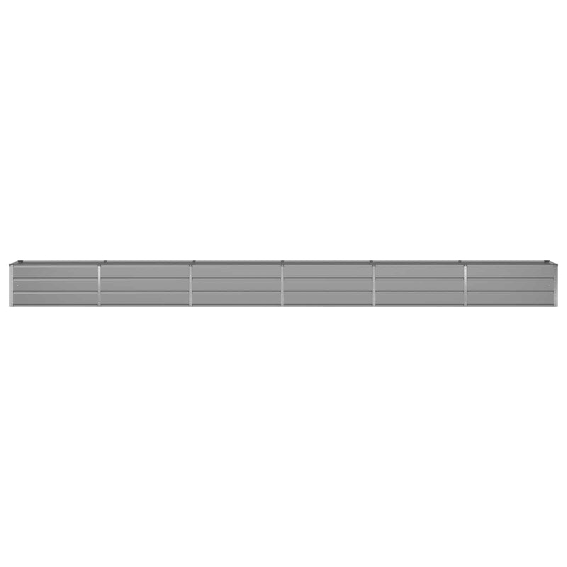 Planter Light Grey 480 x 50 x 45 cm Galvanised Steel