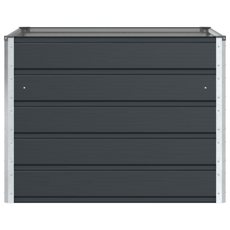 Planter Anthracite 100 x 100 x 75 cm Steel