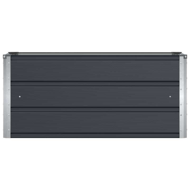Planter Anthracite 100 x 40 x 45 cm Steel
