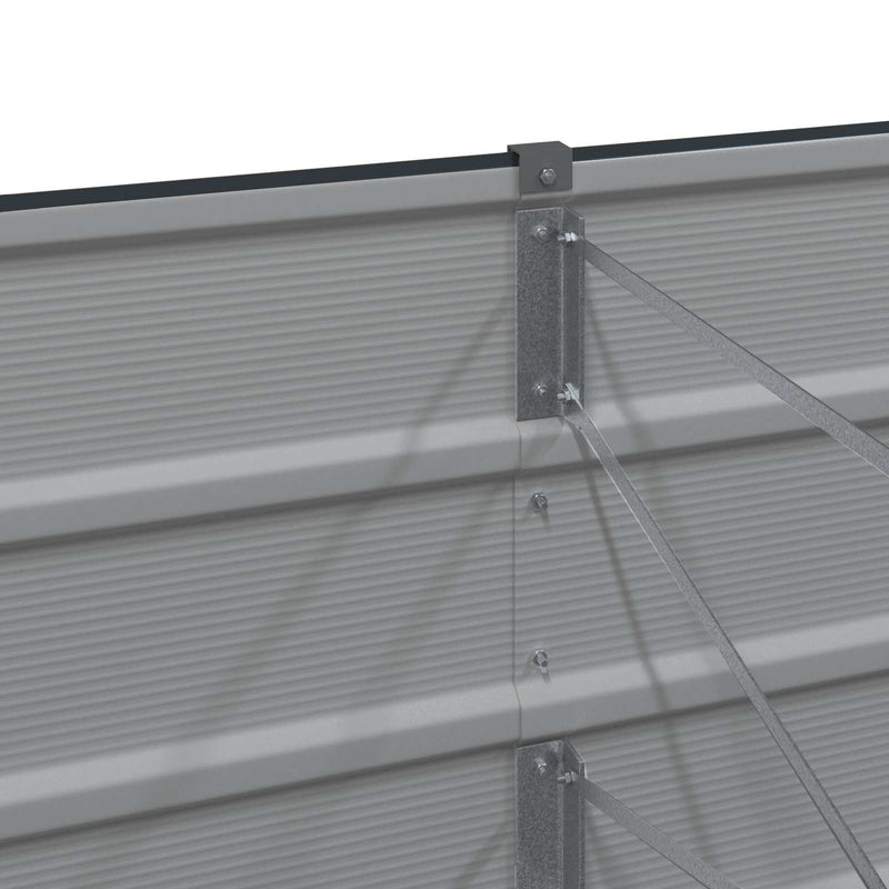 Planter Anthracite 160 x 40 x 75 cm Steel