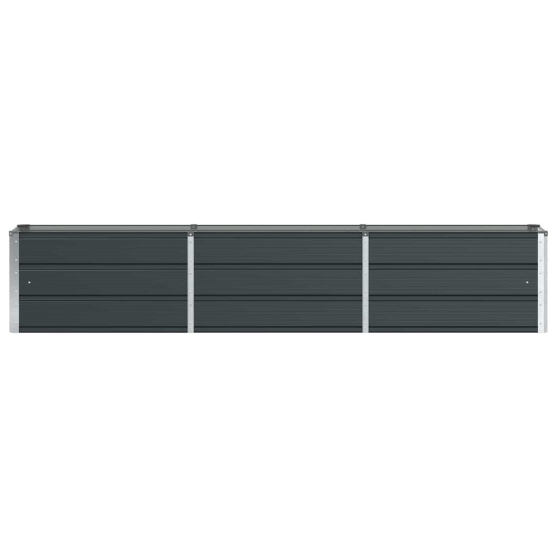 Planter Anthracite 240 x 40 x 45 cm Steel