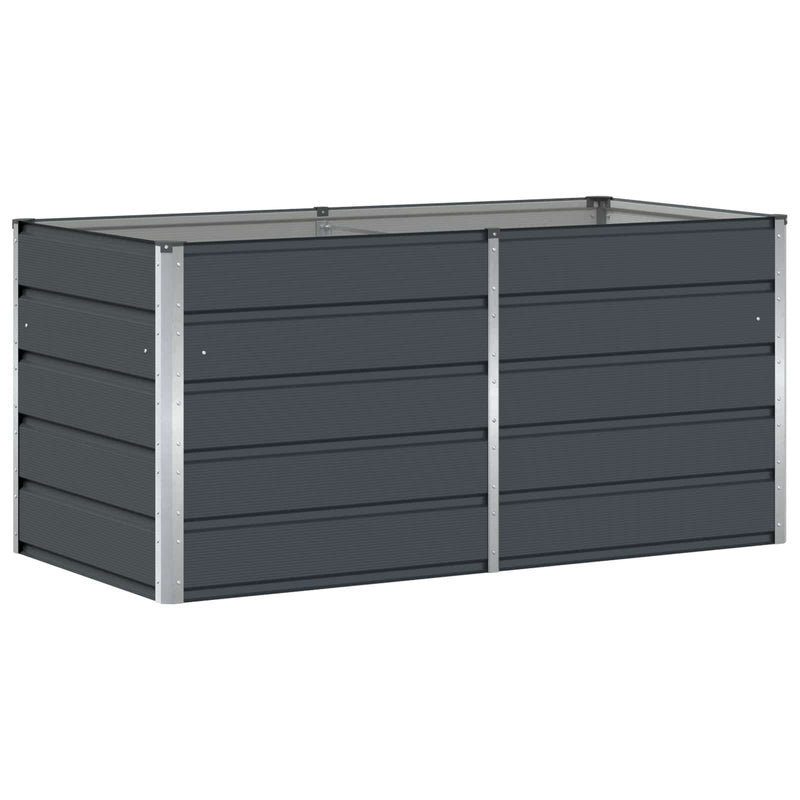 vidaXL Planter Anthracite 160 x 80 x 75 cm Steel