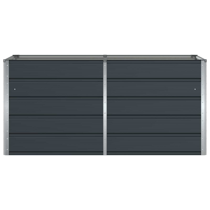 vidaXL Planter Anthracite 160 x 80 x 75 cm Steel