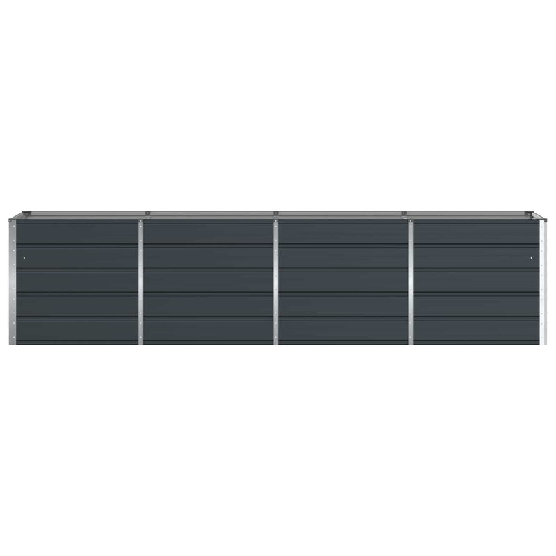 Planter Anthracite 240 x 80 x 75 cm Steel