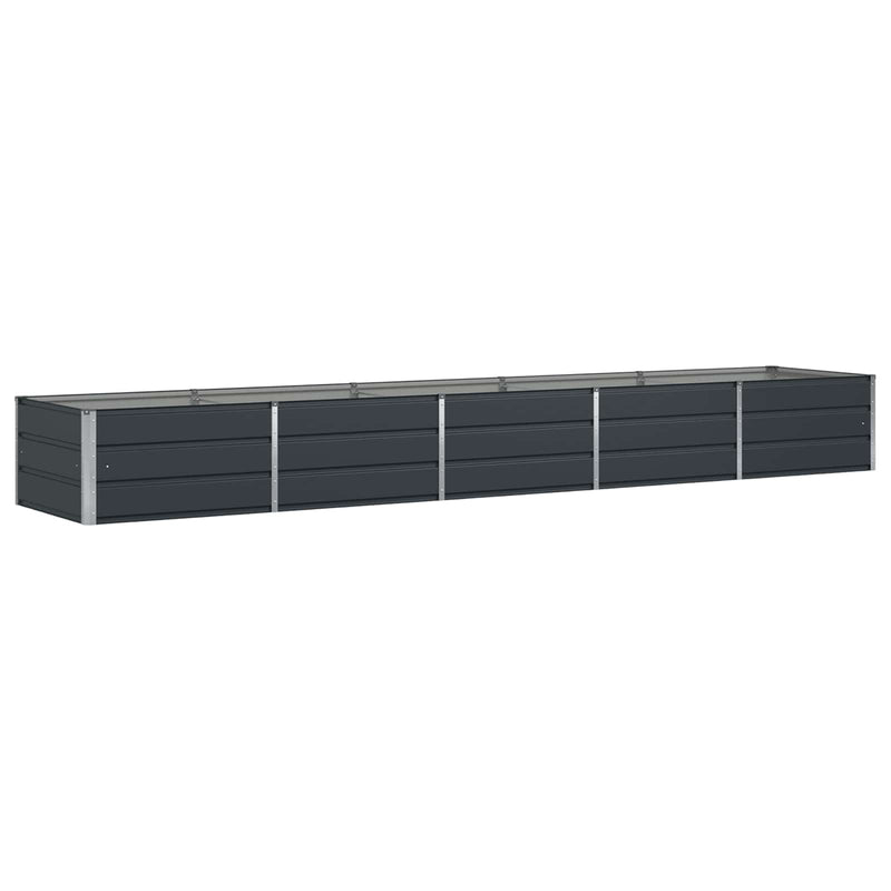 Planter Anthracite 400 x 80 x 45 cm Steel